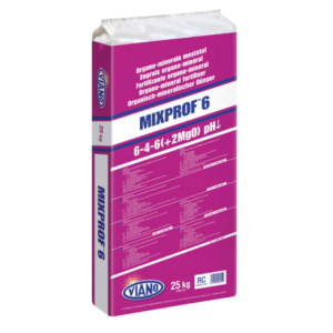 Nawóz Zakwaszający do Trawy VIANO MixProf 6 RC pH Minus 6-4-6 +2MgO +Fe 25kg
