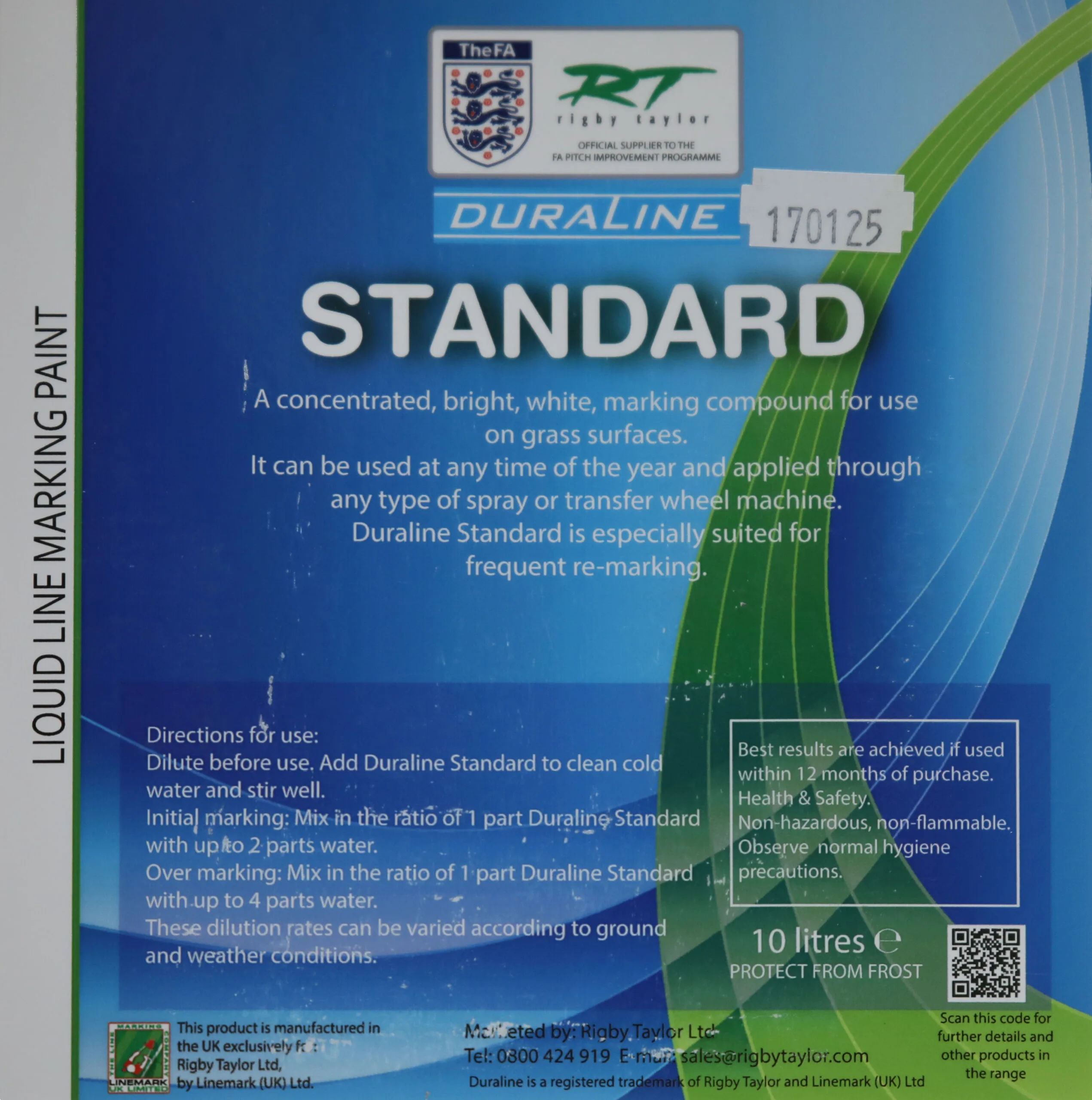 Farba do malowania linii Duraline Standard 10L